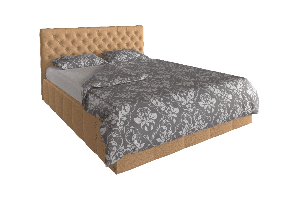 Мягкая кровать, Кровать АМАЛИЯ 1200х2000 с ПМ.Ткань.