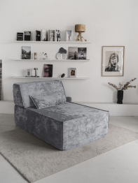 Бескаркасная оттоманка Клайд,плюше