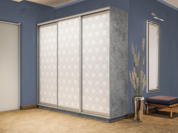 Шкаф-купе Экспресс 3-х дверный Фотопечать Калейдоскоп Стекла 180х45х240