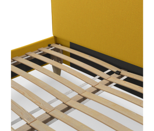 Кровать Сканди 140х200 с кроватным основанием, рогожка