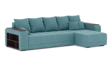 Диваны угловые в гостиную, Диван-кровать угловой Дубай еврокнижка, рогожка