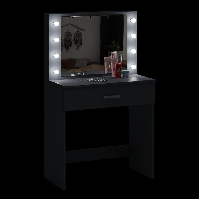 С зеркалом, Столик косметический с подсветкой СТ-4