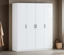 Для одежды, Шкаф четырехдверный Макс 2000 мм, вариант №2 (ЛДСП)