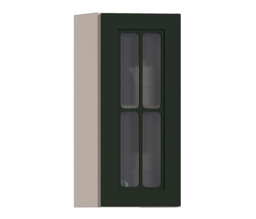 MODERN, MODERN шкаф навесной со стеклом 1 дв 28х72 см