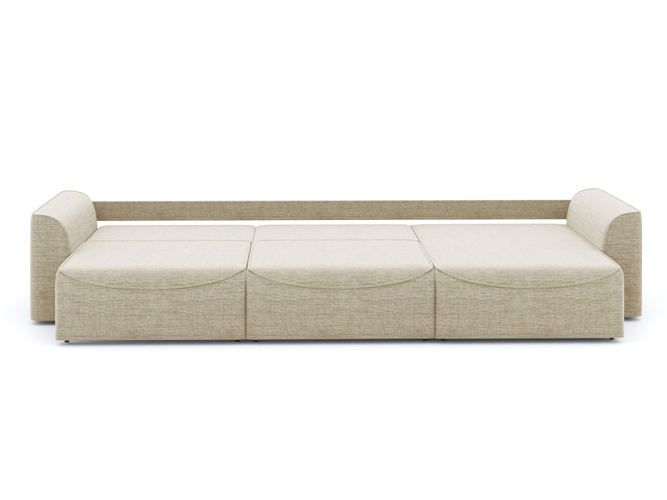 Диваны угловые в гостиную, Диван-кровать угловой Рафаэль 3 секции еврокнижка НПБ, рогожка Люкс