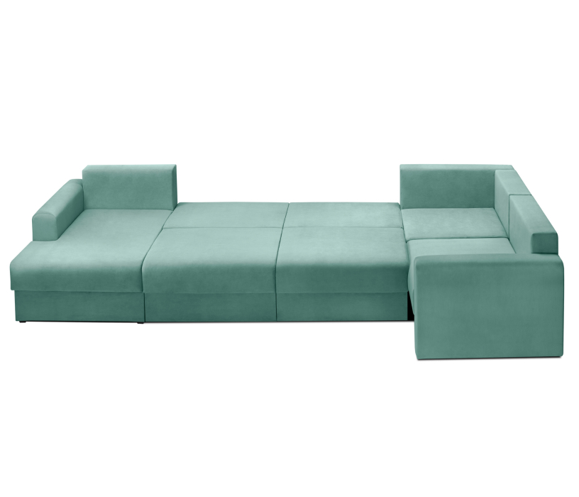 Диваны угловые в гостиную, Диван модульный со спальным местом Мэдисон П-образный