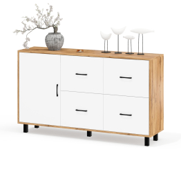 Комод-тумба 4-ре ящика и дверка РВК 125-1504