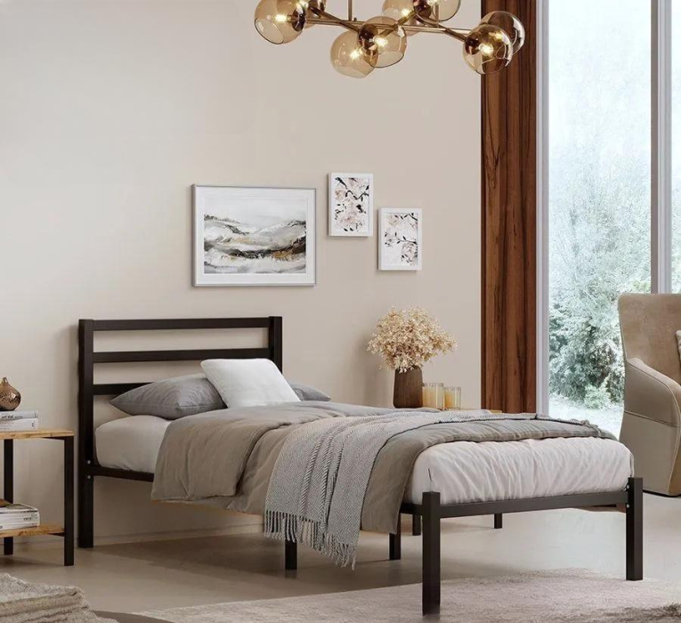 Кровати 90 см, Кровать Сталь 90х200