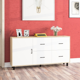 Комод широкий с дверкой и ящиками РВК 125-1704