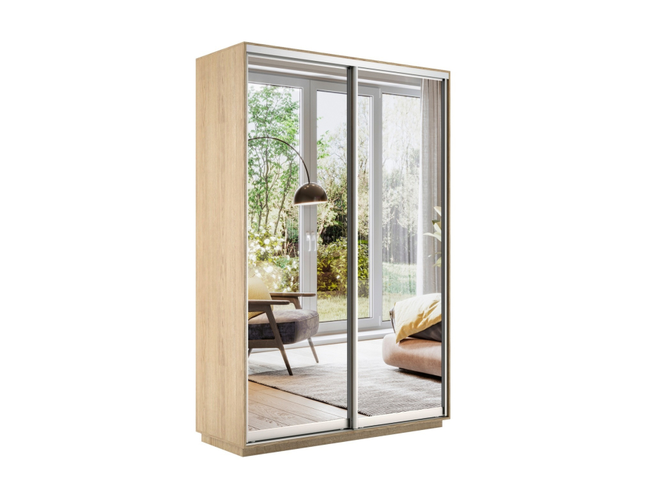 Шкафы-купе 2-х дверные, Шкаф-купе Экспресс Экспенс дуо 2400 x 1400 x 450