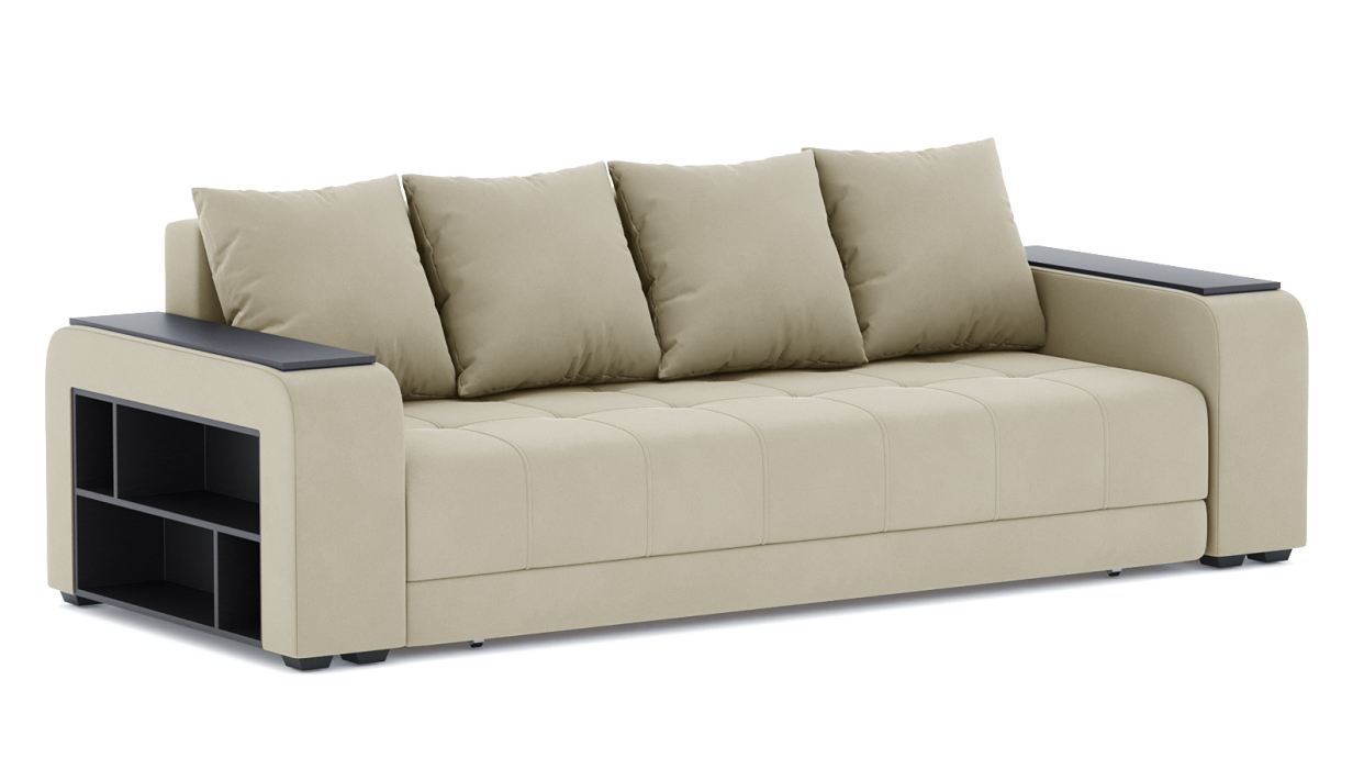 Диваны еврокнижки, Диван-кровать Дубай Лайт еврокнижка, велюр