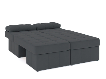 Диван-кровать угловой Оливер Люкс еврокнижка-трансформер, велюр
