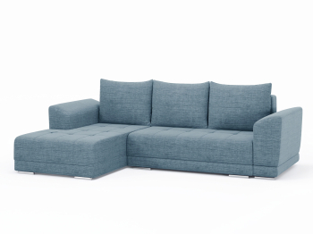 Диван-кровать угловой Рентон еврокнижка, рогожка Люкс