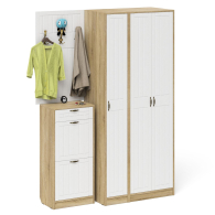 Прихожие, Мебель в прихожую П-6 компоновка № 50 фрезеровка прованс