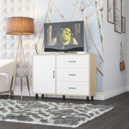 Комод-тумба три ящика и дверка РВК 122-1204