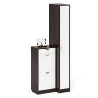 Прихожие, Обувница П-6 с пеналом П-6-500 фрезеровка прованс