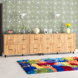 Два комода-тумбы с ящиками и на ножках РВК 127-1504