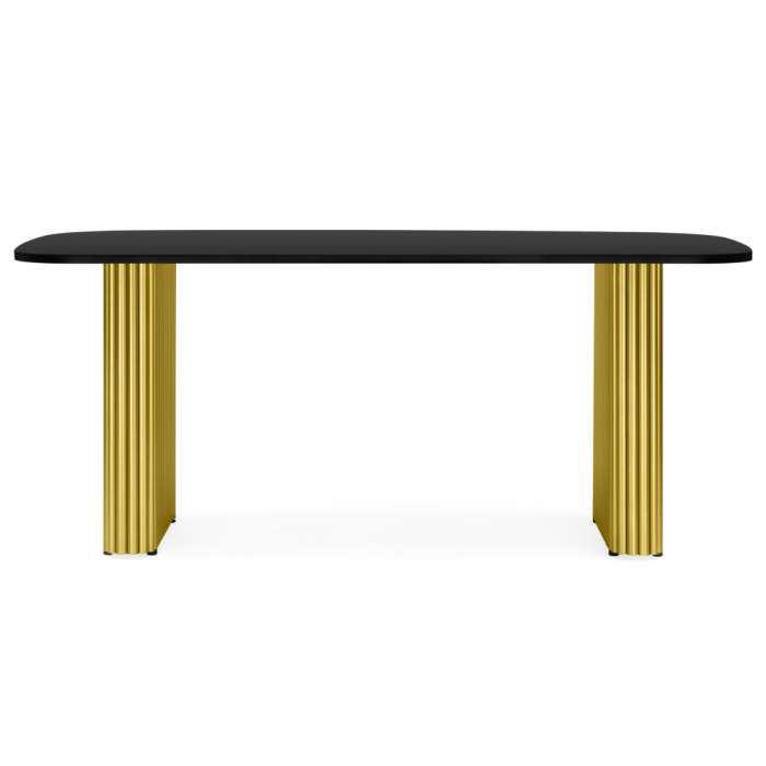 Обеденные столы, Деревянный стол Бавария 180*90 (золотые ноги)