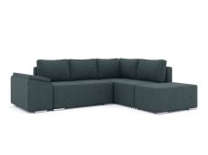 Диваны угловые в гостиную, Диван-кровать угловой Хавьер  ПБ еврокнижка, рогожка Люкс