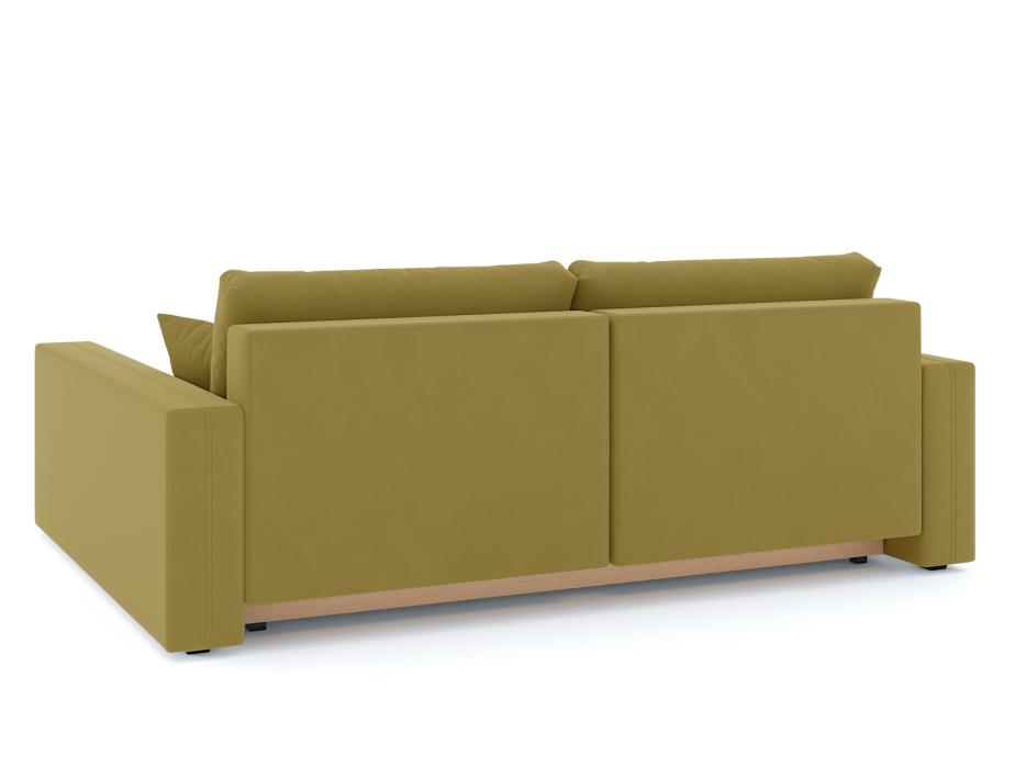 Диваны угловые в гостиную, Диван-кровать угловой Брест 2 секции еврокнижка, велюр