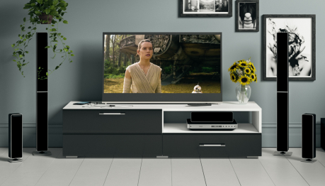 Тумба под ТВ СВК Ларго 1,4 Белый