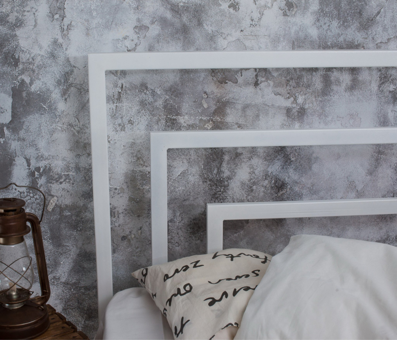 Кровати более 180 см, Металлическая кровать Атланта 1.8