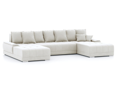 Диваны еврокнижки, Диван-кровать П-образный Нордвикс, велюр