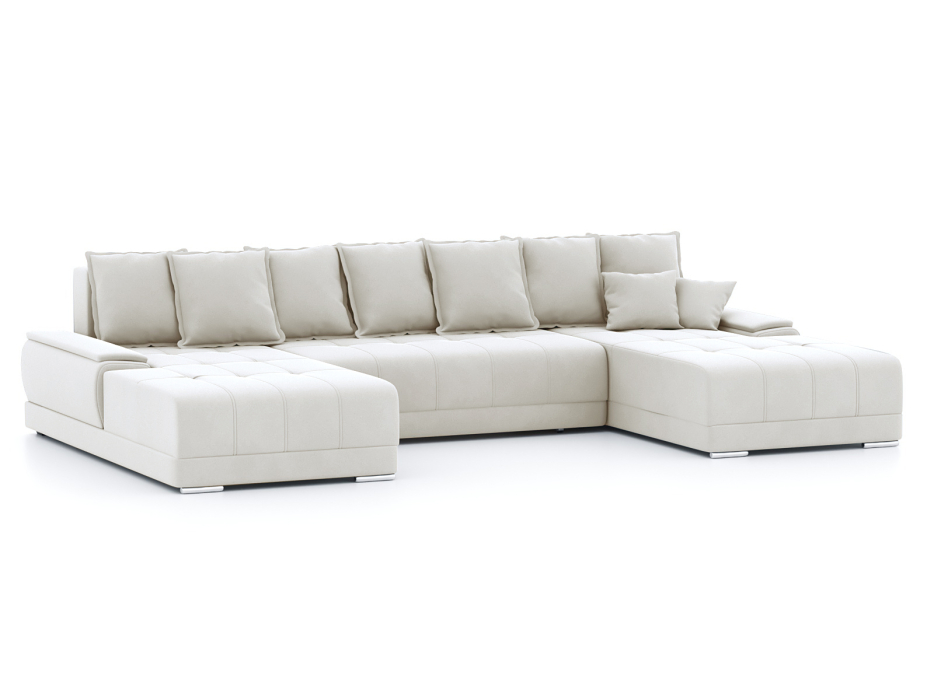 Диваны еврокнижки, Диван-кровать П-образный Нордвикс, велюр