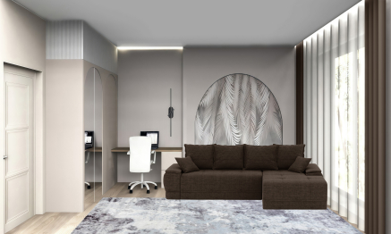 Диван-кровать угловой Нордвикс Мини, рогожка