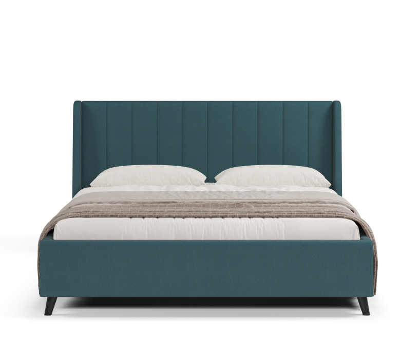 Мягкая кровать, Кровать Милла 160, велюр