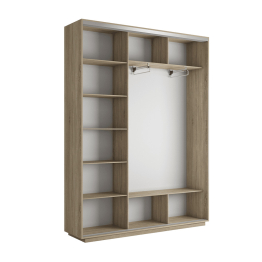 Шкаф-купе Экспресс 3-х дверный Фотопечать Квадрат Стекла 210х45х220