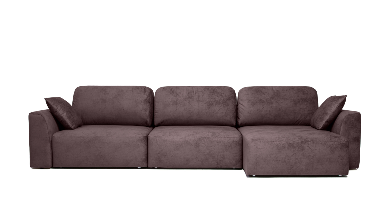 Диваны угловые в гостиную, Диван угловой Trump, велюр