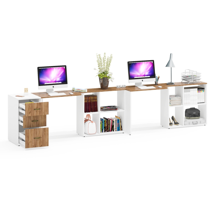 Домашние кабинеты, Место для учёбы двоих детей с тумбой Лидер-8 МД 3.16.