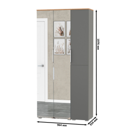 Шкаф для одежды и шкаф-пенал Октава