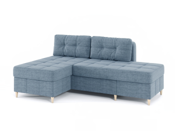Диван-кровать угловой Оливер Люкс 2 еврокнижка-трансформер, рогожка Люкс