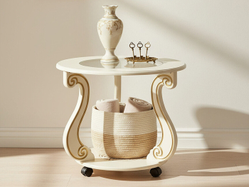 Стол журнальный Мебелик Грация (С) на колесах