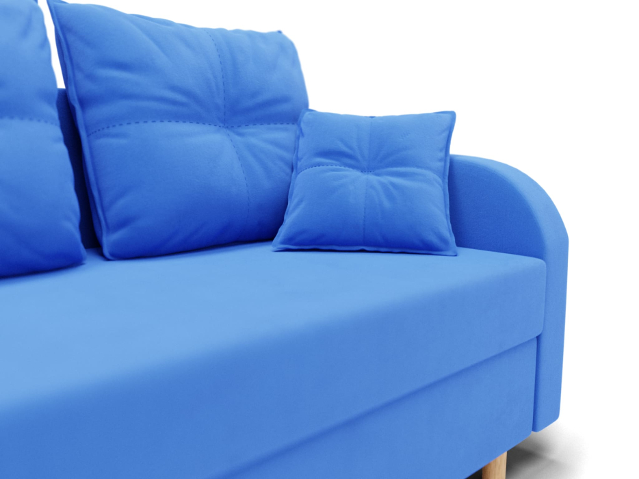 Диваны еврокнижки, Прямой диван Генри,еврокнижка,велюр