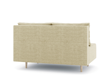 Диван прямой нераскладной Милли мини 2-х  местный без подлокотников, рогожка