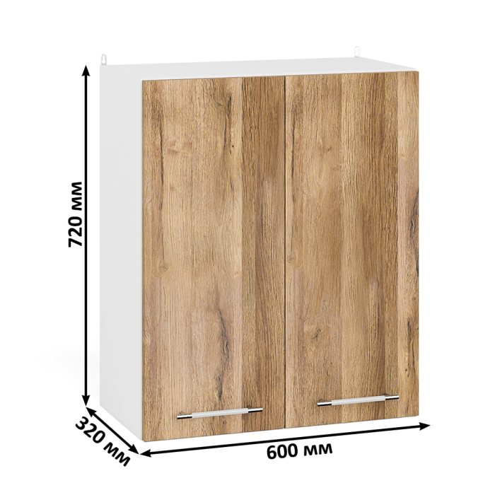 Навесные, Шкаф навесной кухонный 60 см. Мебель 24 ШВ600