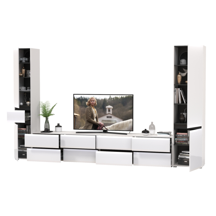 Стенки для гостиной, Мебель в гостиную модульная Сидней № 134