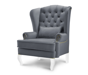 Кресло дизайнерскиое Лорд, микровелюр