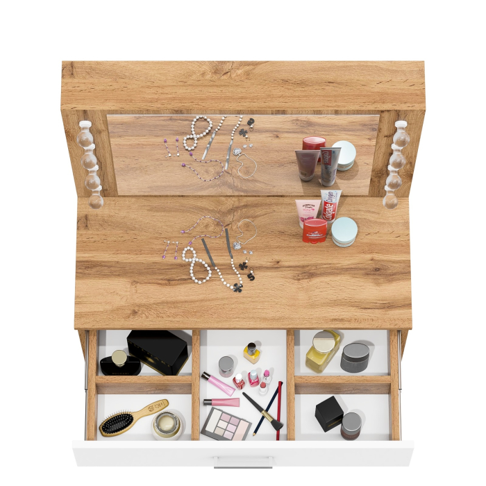 С зеркалом, Столик косметический с подсветкой СТ-4