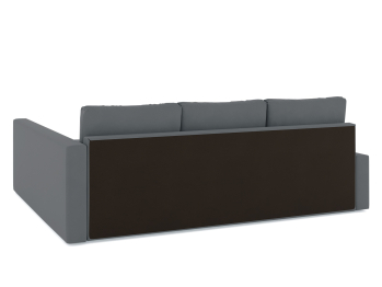 Диван-кровать угловой Фрихетен дельфин, велюр