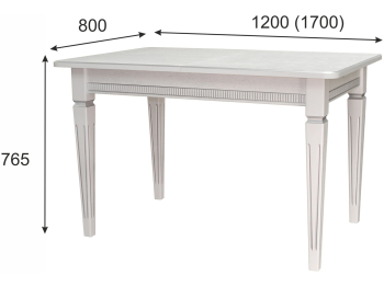 Стол обеденный Мебелик Васко В 86Н