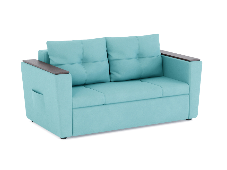 Диваны еврокнижки, Диван-кровать Дубай Майами еврокнижка-трехсекционная, велюр