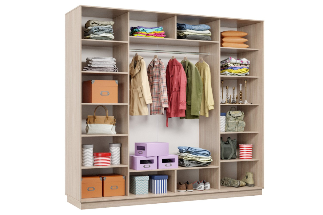 Шкафы-купе, Шкаф-купе Премьер 58 (14;14;14) трёхдверный