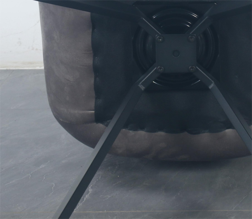 Стулья, Стул Gustaf ВЕЛЮР поворотный опоры черные