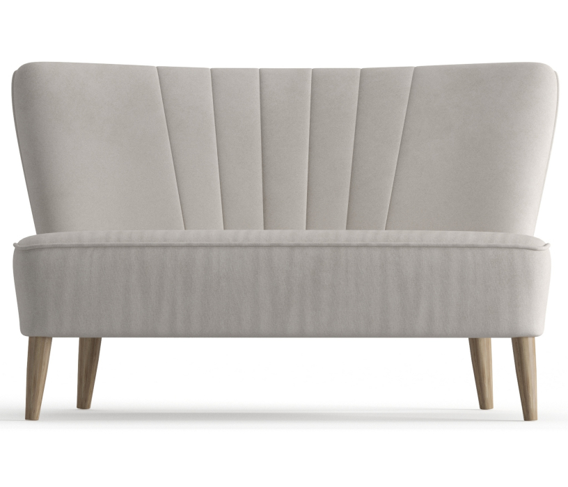 Дизайнерские диваны для гостиной, Диван прямой Зола, Велюр