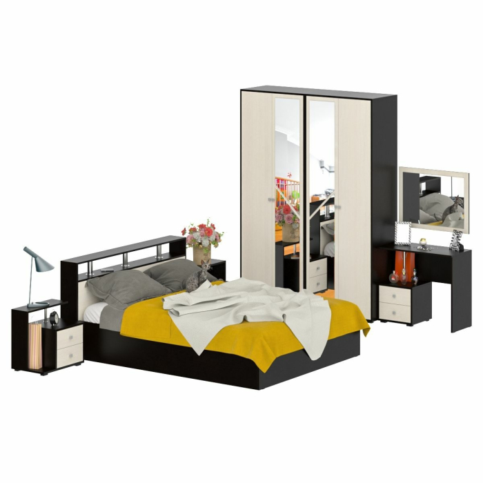 Спальные гарнитуры, Спальный гарнитур Камелия №2