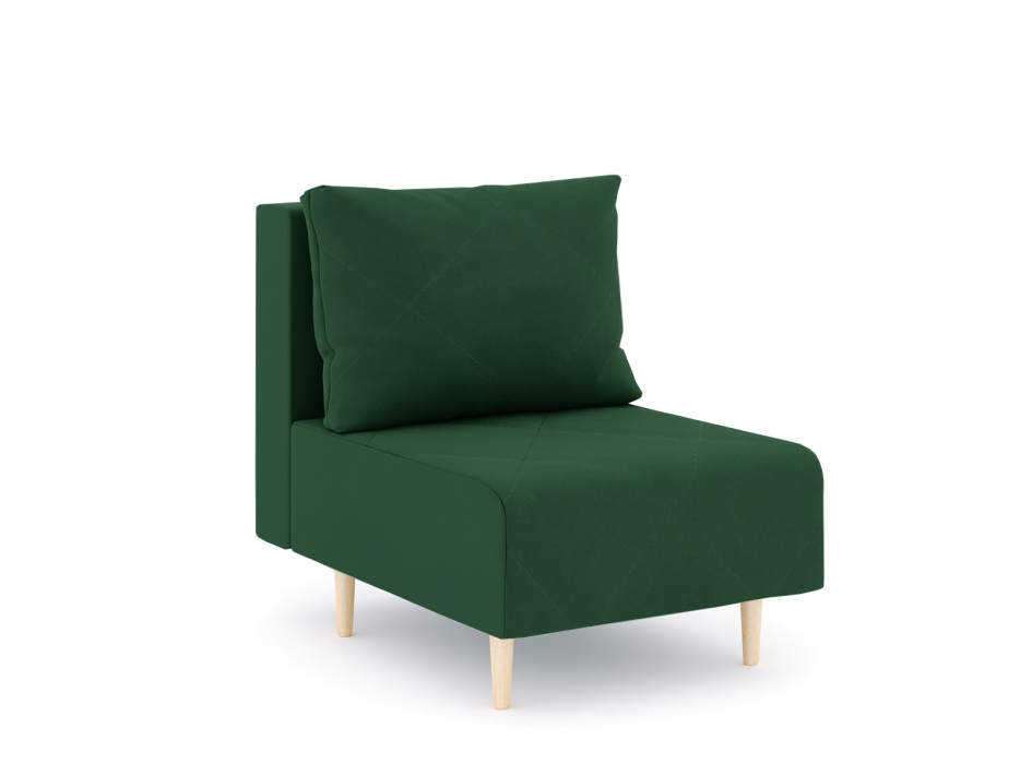 Кресло для отдыха, Кресло для отдыха Милли без подлокотников, велюр